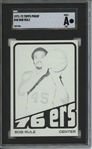 1972 Topps #40 Bob Rule 9 card progressive proof.